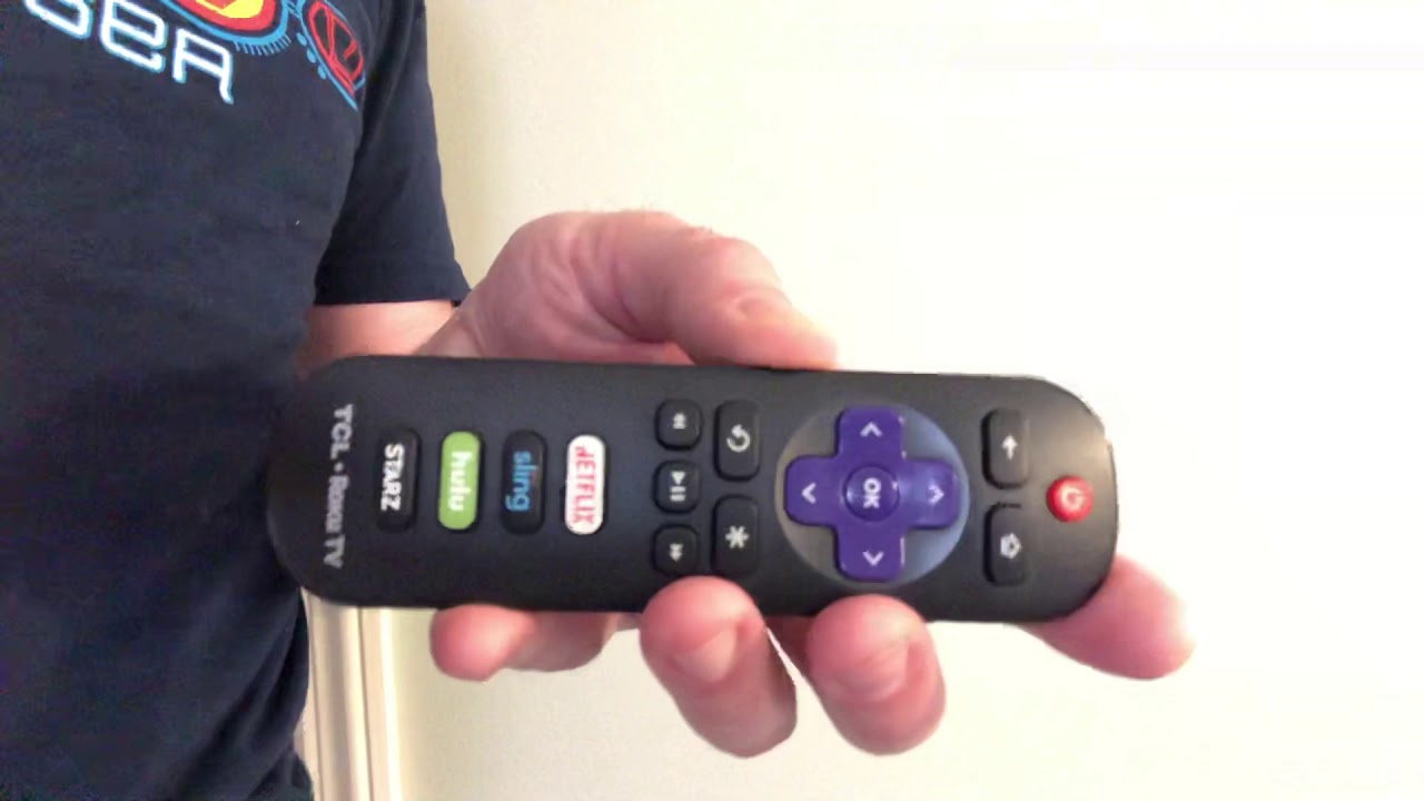RCA roku TV Remote Control. Without remote