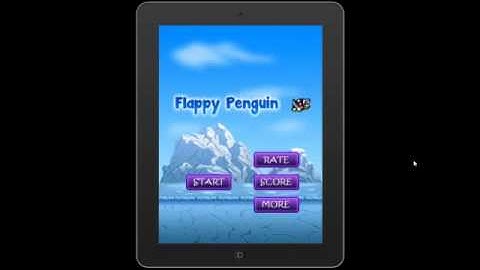 Flappy Penguin - Flappy Bird Source Code! For iOS - Source Code For Sale