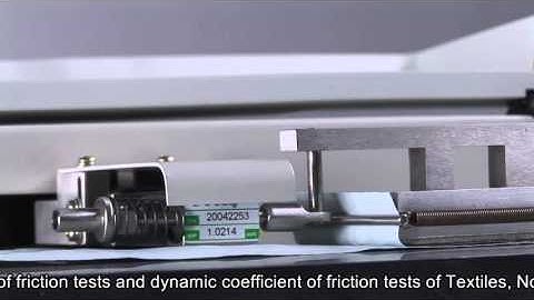 Textile Non-woven Fabrics and Woven Bags Friction Coefficient - Labthink