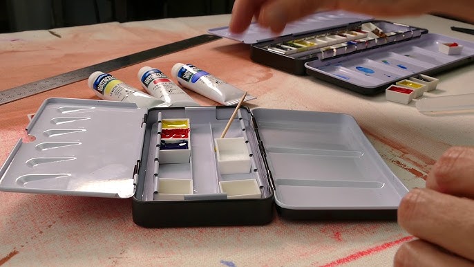 Make your Prang watercolor sets last longer by refilling empty pans with  student grade tube paint