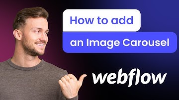 How to add an Image Carousel to Webflow