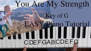 You Are My Strength  -Reuben Morgan (Key of G)//EASY Piano Tutorial