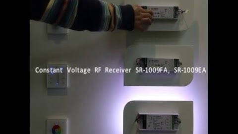 Constant Voltage RF LED Lighting Controller SR-1009FA/EA