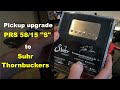 Upgrading 58/15 "S" pickups with Suhr Thornbucker in PRS S2 Standard 24 Satin (before and after)