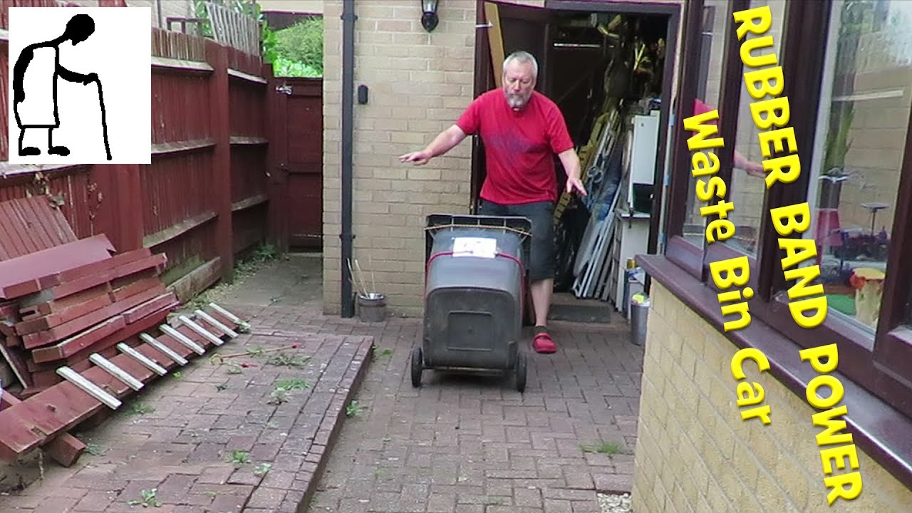 Rubber Band Powered Waste Bin YouTube