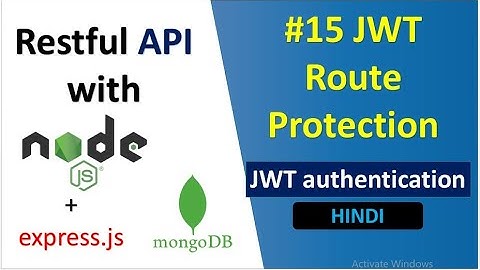 JWT Route Protection | Creating a REST API with Node.js | Hindi