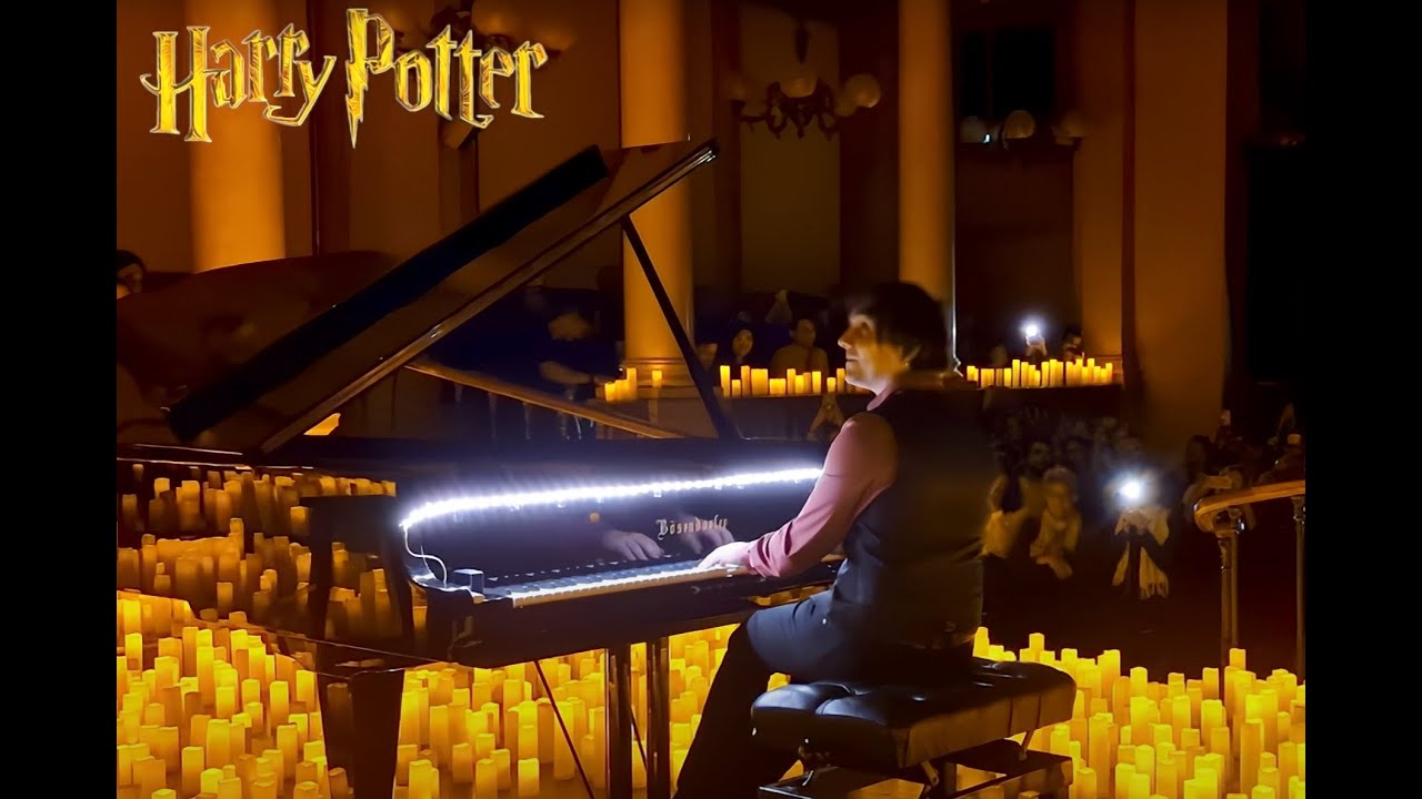 Harry potter piano Concert Halloween extrait candlelight Paris YouTube