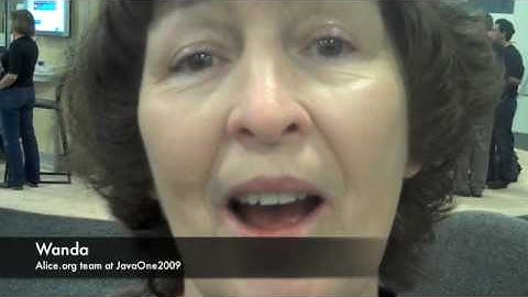 JavaOne Minute: Wanda from Alice.org