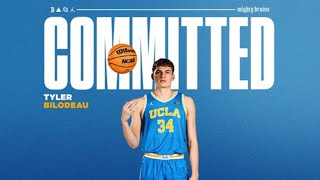 UCLA forward Tyler Bilodeau getting after it defensively in the old Pac-12