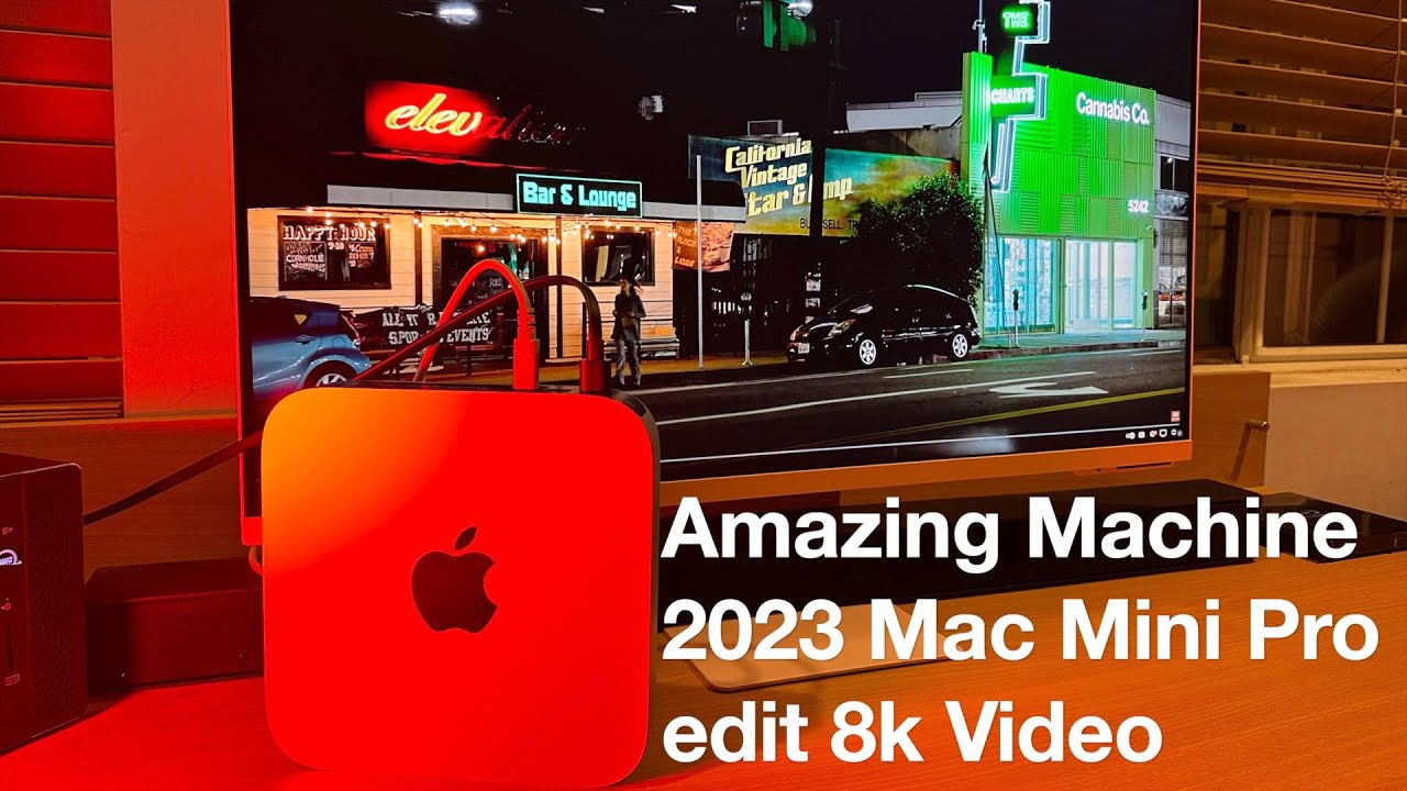 2023 Mac Mini Pro M2 8K Editing with the base Model - YouTube