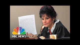 Judge Rosemarie Aquilina Slams Larry Nassar’s Letter About Sentencing | NBC News