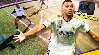 SIMULEI A ESTREIA DO MBAPPÉ NO REAL MADRID NA VISÃO DO JOGADOR NA GOPRO!