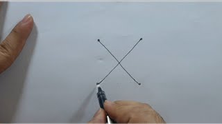 طريقة رسم زخرفة رائعة باستخدام اربع نقاط ، كيف تحول ٤ نقاط الى زخرفة جميلة ، روتين الرسم بالنقاط .