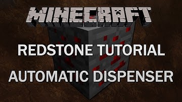 Minecraft Redstone Tutorial - Fully Auto Dispenser Trap (Works For Xbox 360 Edition)