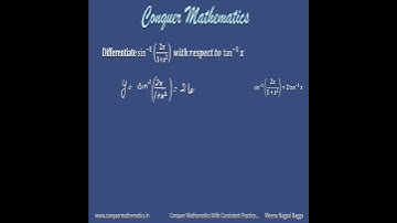 Derivative of a function w.r.t. another function - Class 12 Mathematics - CBSE Exams
