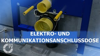 Geberit: Elektro- und Kommunikationsanschlussdose für Strom am WC | SHK-TV Produkte