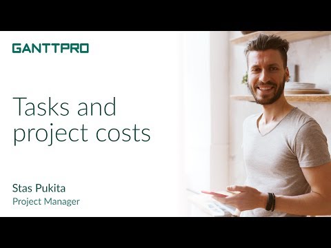 Tasks and project costs in GanttPRO