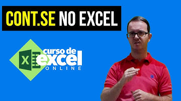 Função Cont.SE no Excel 2016 - Curso de Excel em 1 Minuto
