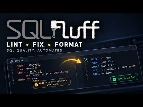 SQLFluff GitHub Overview: How SQL Linting, Fixes, and CI Fit Together