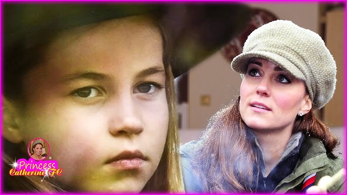 Princess Charlotte's Chokes Back Tears After Learn Mom Catherine Is Having Treatment For Cancer - YouTube
