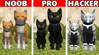 NOOB vs PRO vs HACKER - Cat Simulator screenshot 3