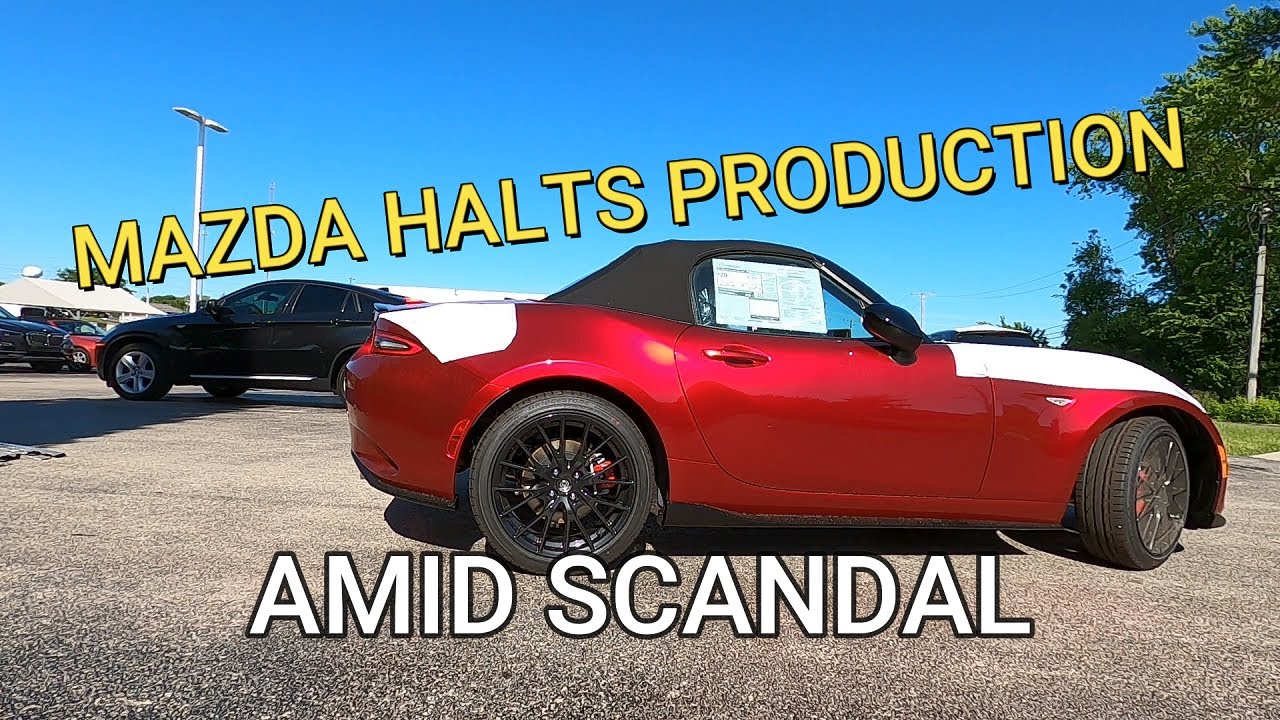 MAZDA HALTS PRODUCTION - AMID SCANDAL MX-5 RF - YouTube