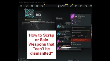 Ghost Recon Breakpoint-How to Scrap or Sale  Weapons From Old Layouts.