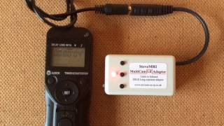 MultiCam IR adaptor Long exposure demo