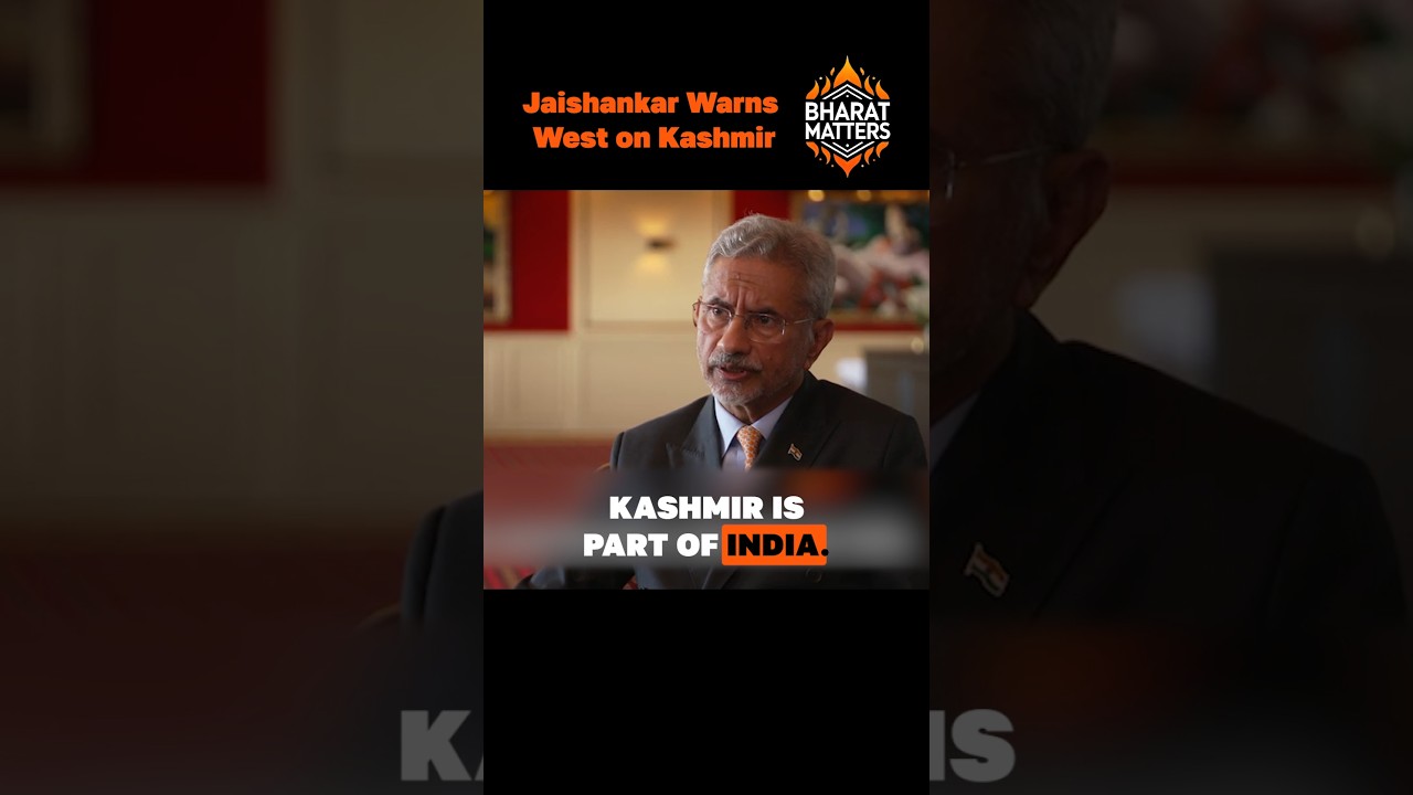 Jaishankar Torches Western Agenda on Kashmir