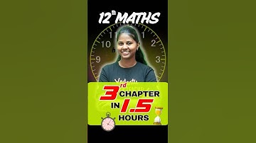 12th Maths | Chapter 3 in 1.5 Hours ⌛ | Mid term Revision #12thmaths #tnstateboard