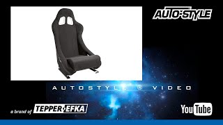 Ss 83Z - Sportstoel Bh - Zwart - Vaste Rugleuning - Incl. Sledes