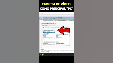 Configura Tarjeta de Vídeo Nvidia como principal en tu pc #nvidia #optimization