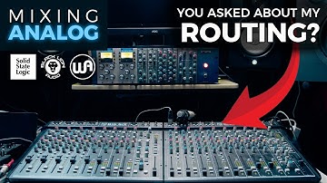 Routing Two SSL Mixing Desks & Outboard Gear? Your Questions Answered | Studio Tour | Mixing Analog