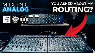 Routing Two SSL Mixing Desks & Outboard Gear? Your Questions Answered | Studio Tour | Mixing Analog