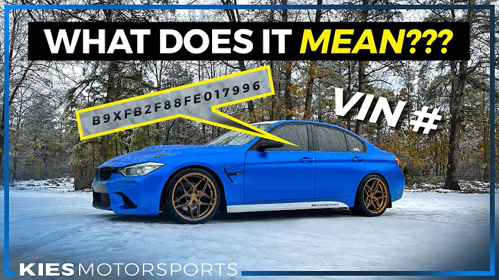 Unlocking the SECRETS of your BMW’s VIN number