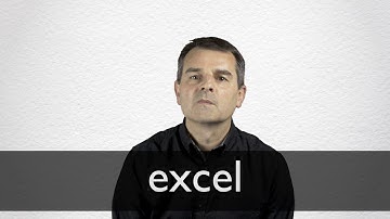 How to pronounce EXCEL in British English