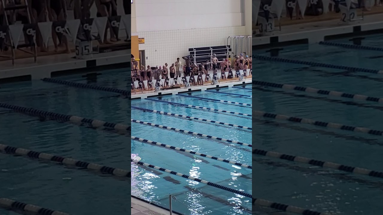 RJ 50m Freestyle - GA Tech swim camp