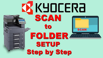How to configure scan to pc on Kyocera TASKalfa 3212i | Scan file direct save in PC in Hindi 2023