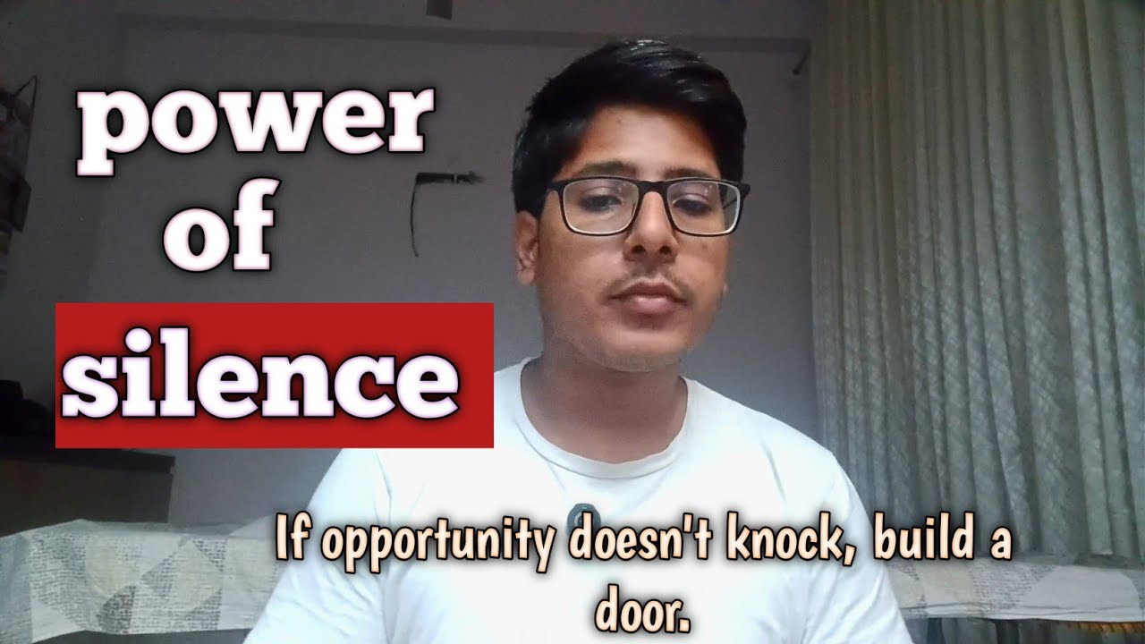The Power of Silence🔥 | Why Silence Speaks Louder Than Words💯 - YouTube
