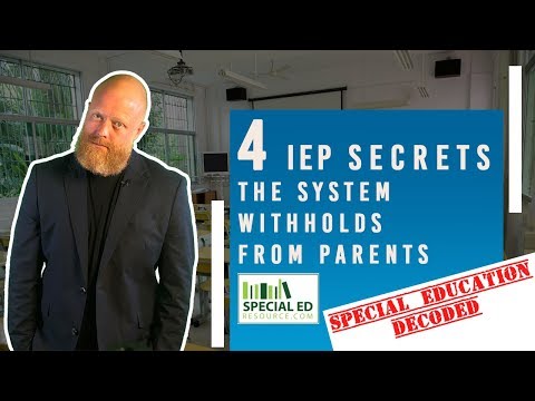 4 IEP Secrets Withheld From Parents | Special Education Decoded