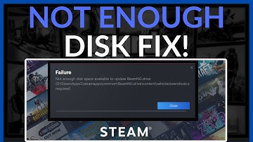 How To Fix Steam Not Enough Disk Space Error | Easy Fix!