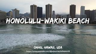 🇺🇸 Hawaii Oahu Travel Guide | Honolulu Drone Tour | Magic Island Lagoon, Waikiki Beach & Surfing