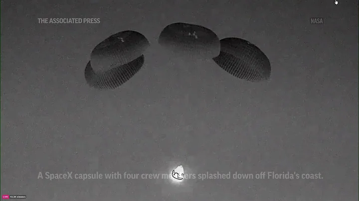 Four astronauts return to Earth in SpaceX capsule