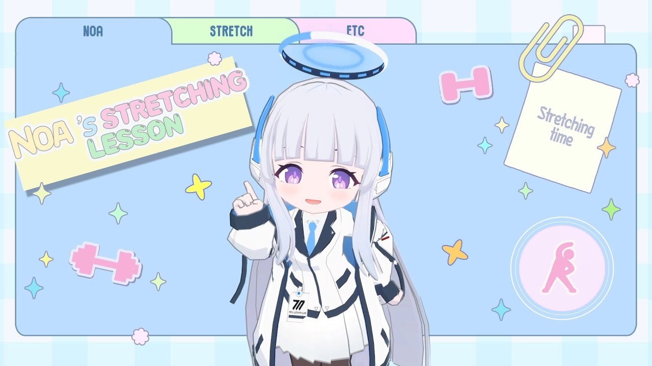 [Blue Archive] Noa’s Stretching Lesson | #4