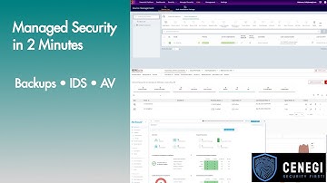 Cenegi Managed Security in 2 Minutes — Backups, Monitoring & Protection