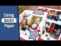4 Tips for Using Busy Patterned Paper | 12x12 Double Layout Scrapbooking Idea