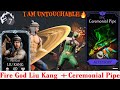 Fire God Liu Kang + Ceremonial pipe | FW Elder Tower Survivor Mode Gameplay | MK Mobile