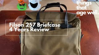 Filson 257 Briefcase  4 Years Review