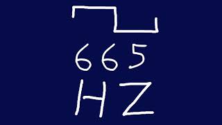 665 hz square