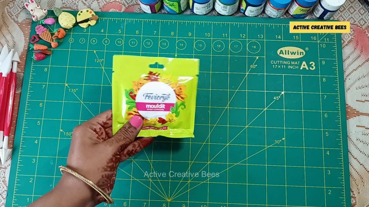 Mouldit Clay Fridge / clay craft ideas / Home Decor Fridge